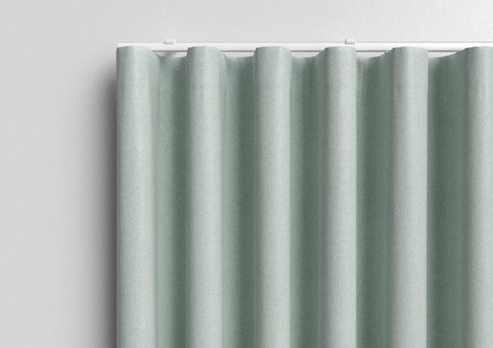 Soft Chevron, Blue Glacier - Made to Measure Curtains - Image 14